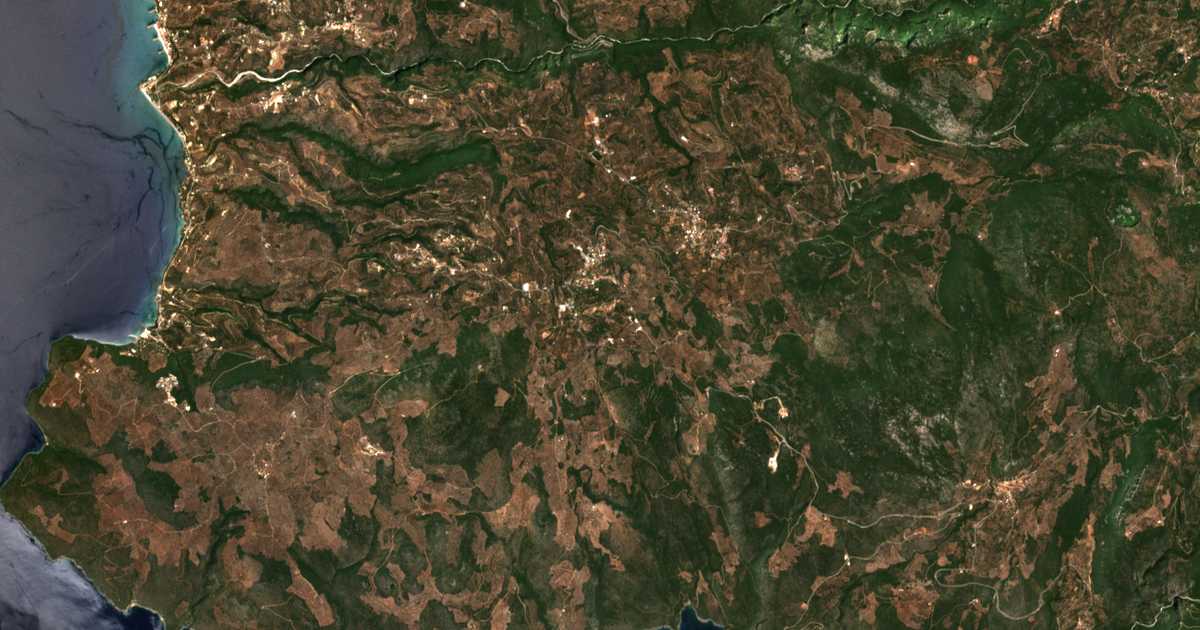 Carte satellite de Málta