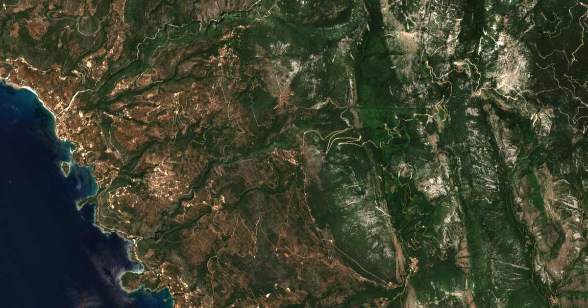 Carte satellite de Saïdóna