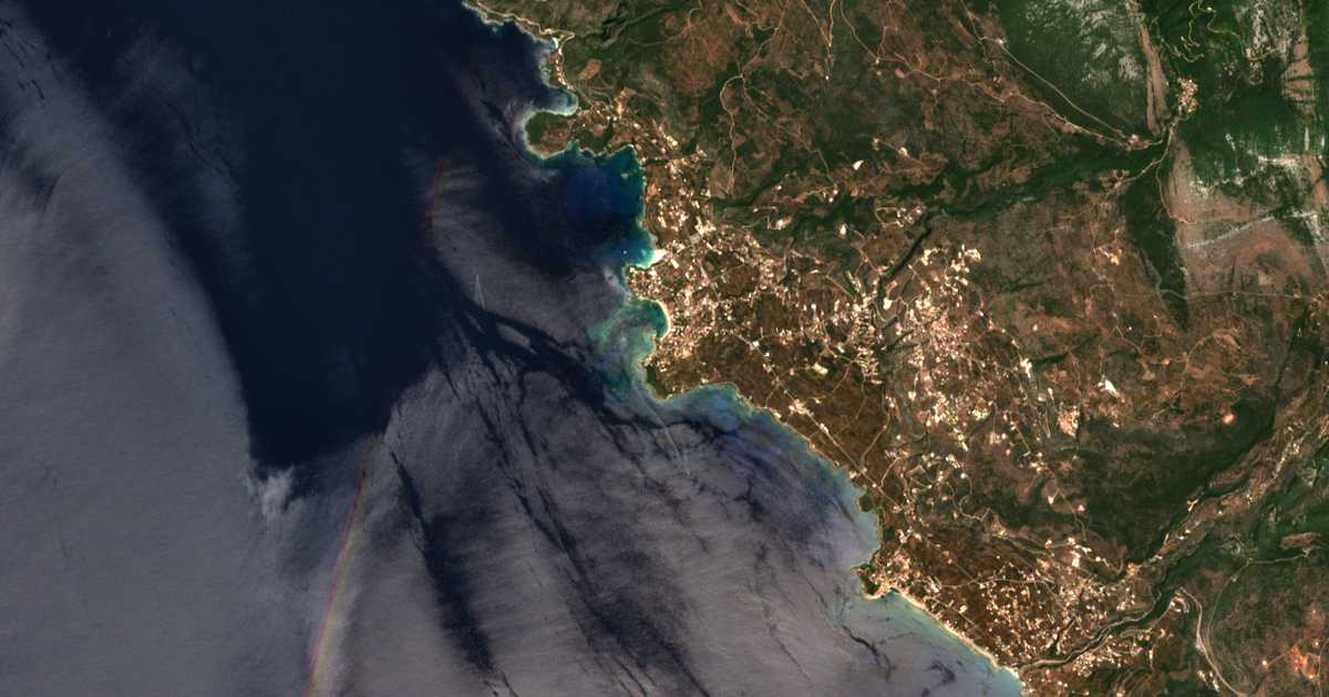 Carte satellite de Stoúpa