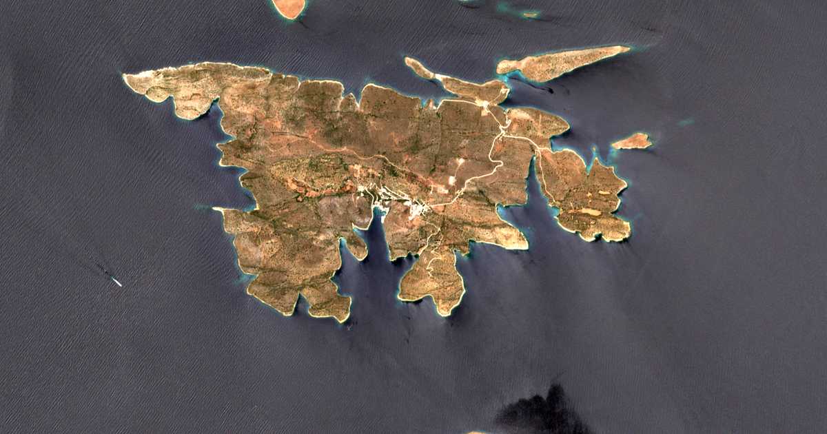 Carte satellite de Megálo Chorió