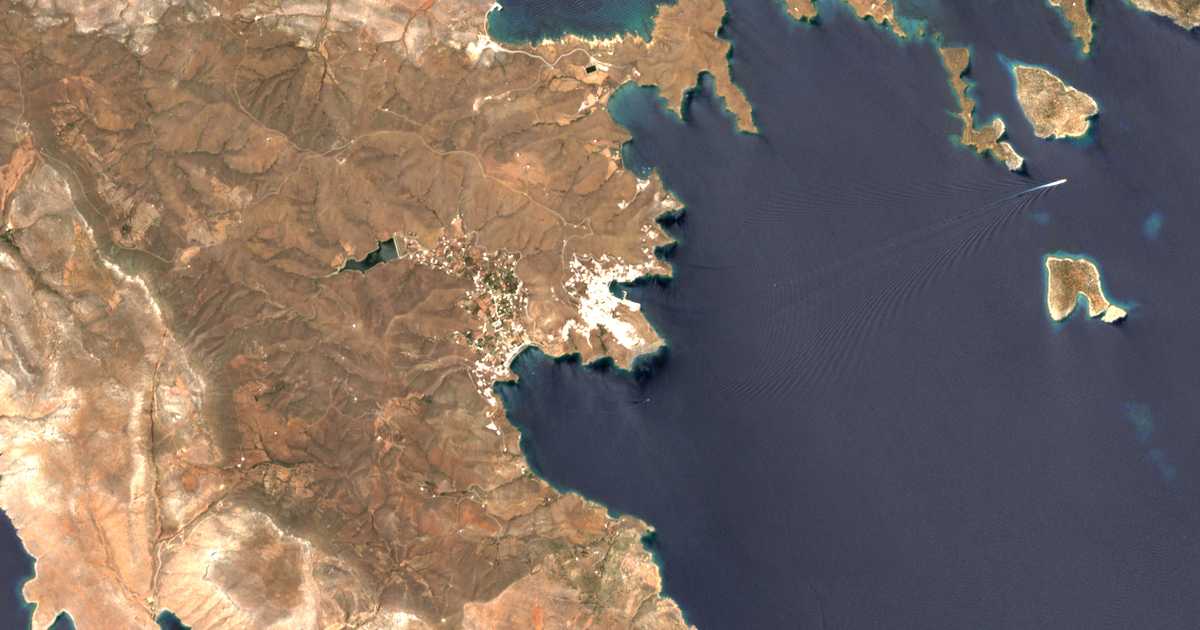 Carte satellite de Astypálaia