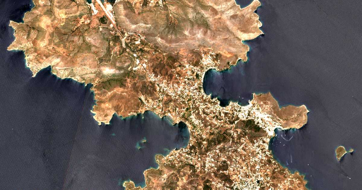 Carte satellite de Goúrna
