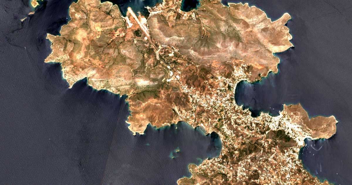 Carte satellite de Kamára