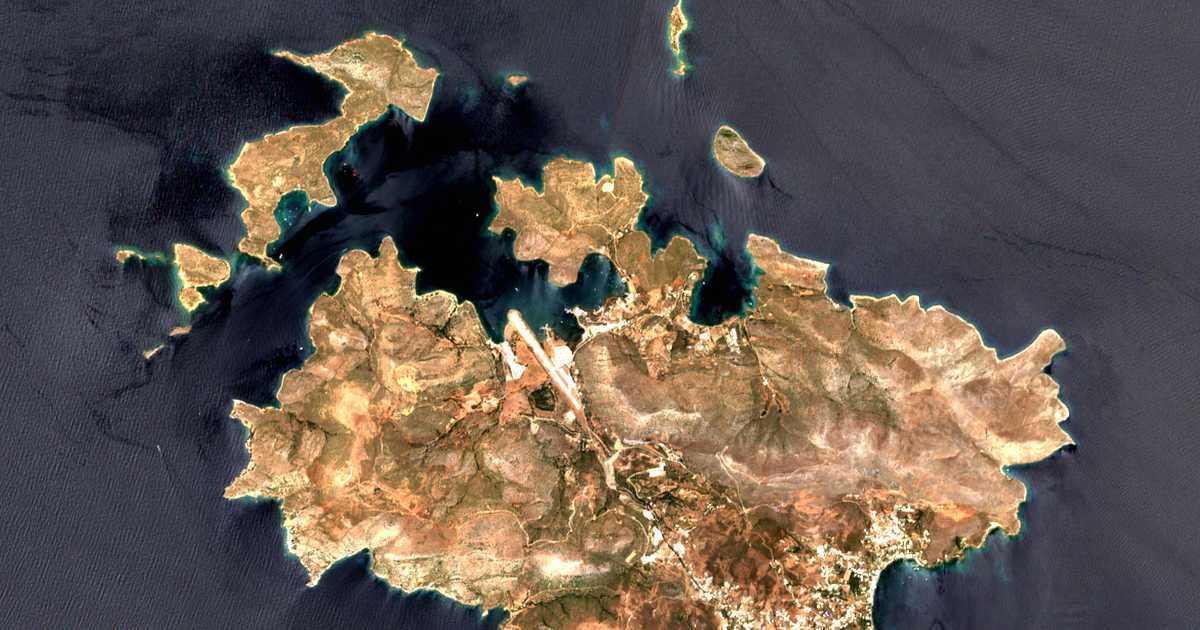 Carte satellite de Parthéni