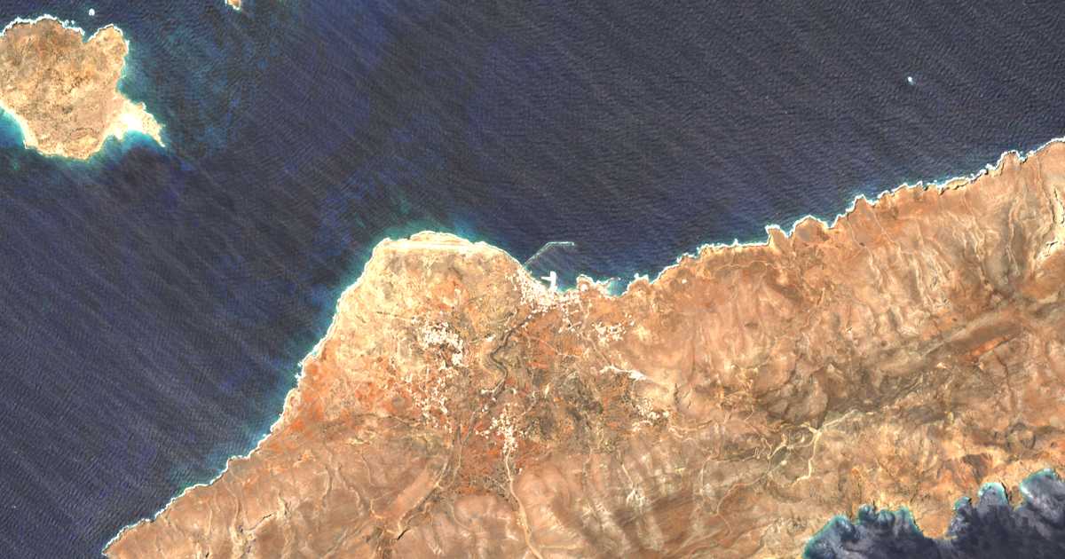 Carte satellite de Fry