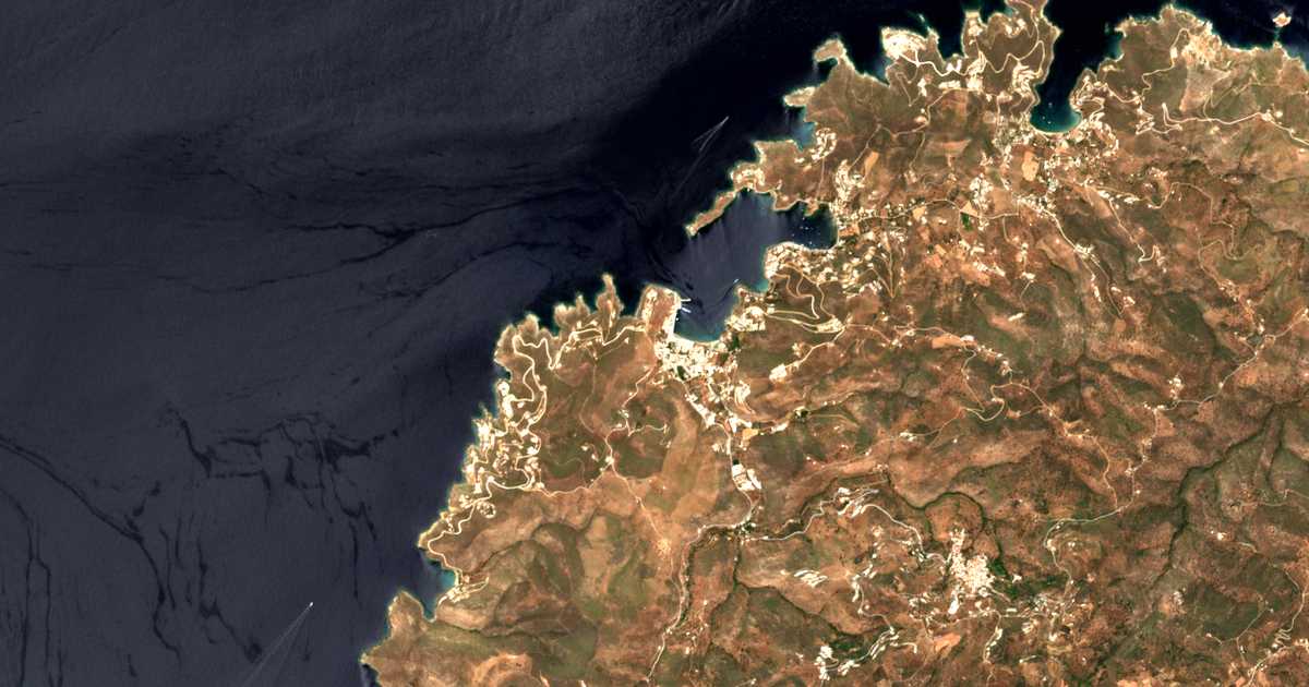 Carte satellite de Korésia