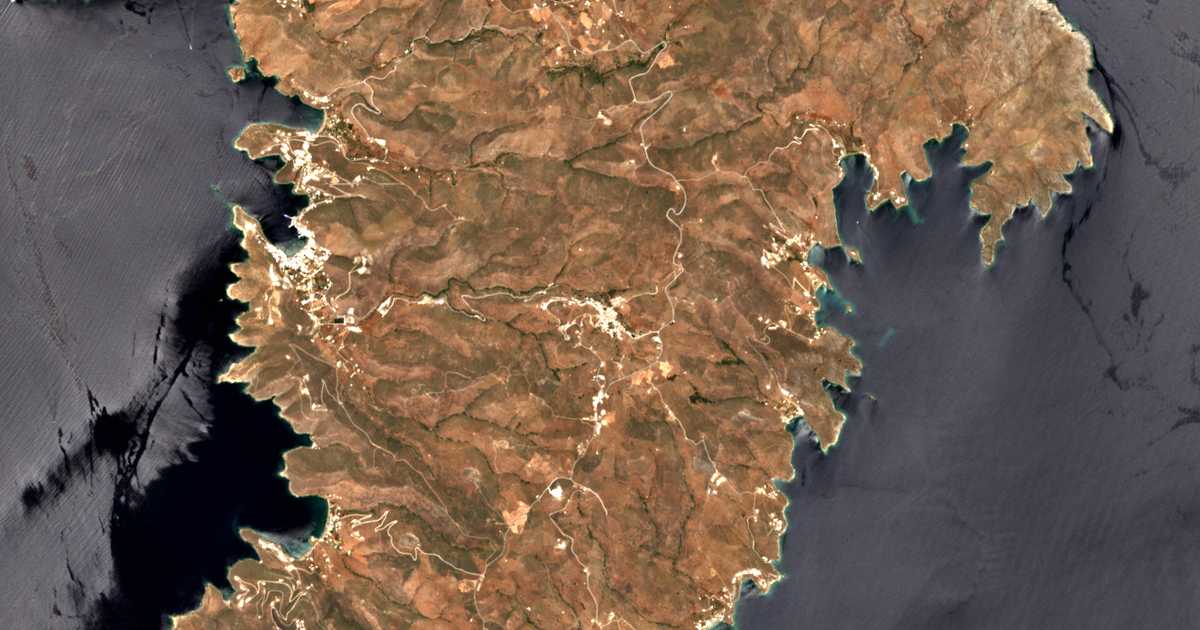 Carte satellite de Dryopída