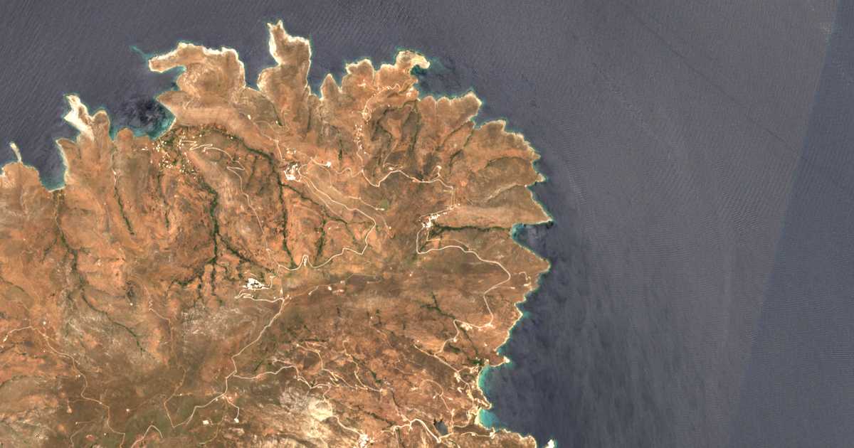 Carte satellite de Kéntarchos
