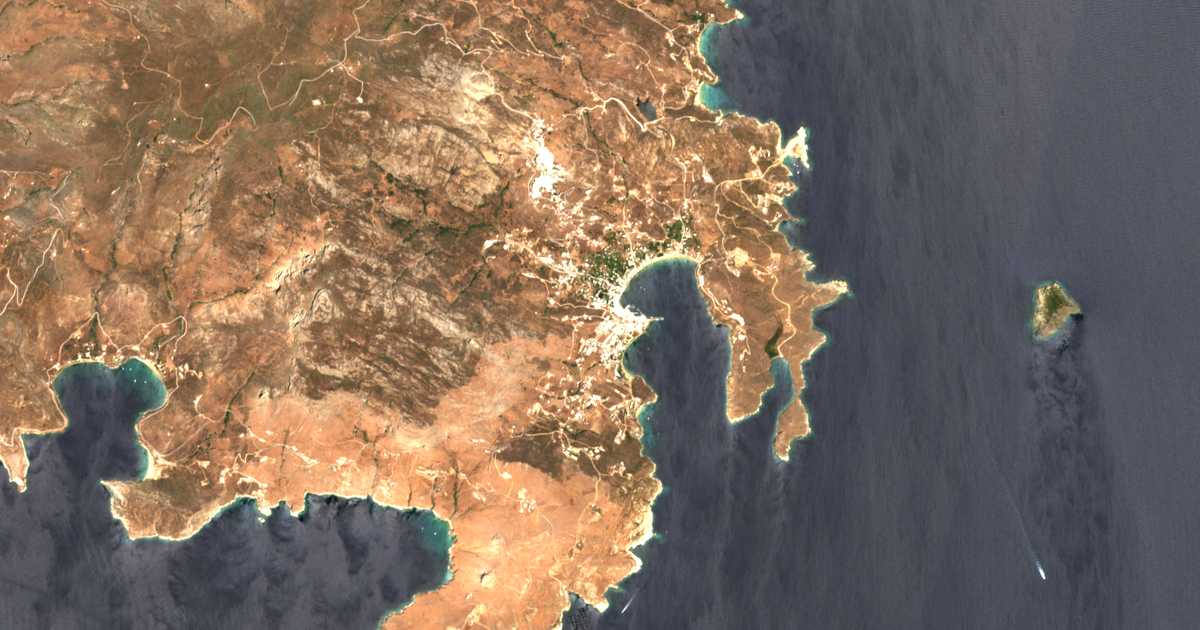 Carte satellite de Livádi