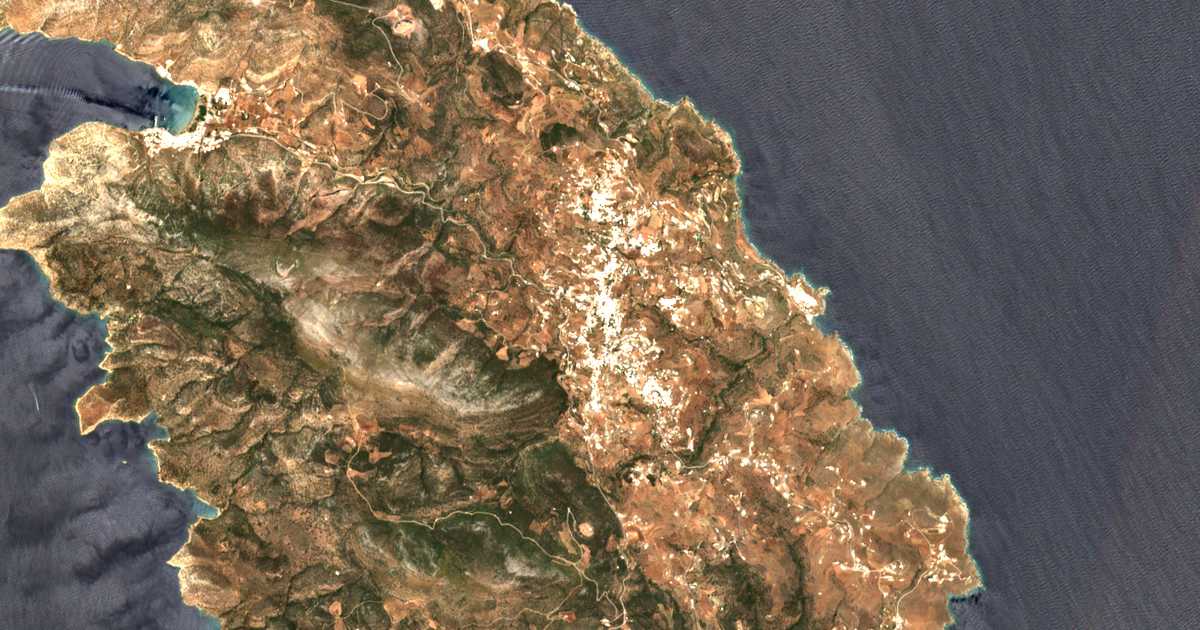 Carte satellite de Apollonía