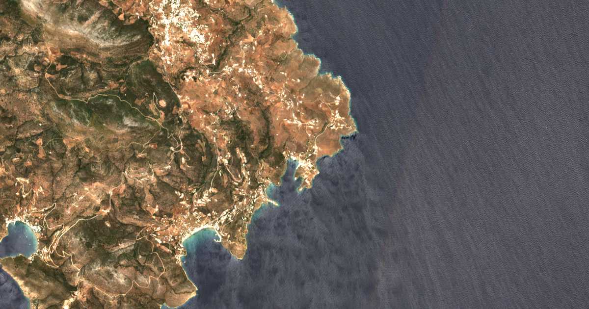 Carte satellite de Faros (Sifnos)