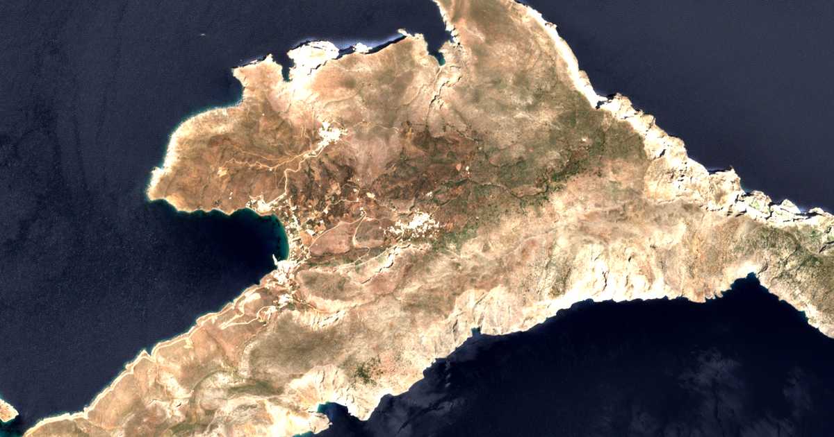 Carte satellite de Egiáli