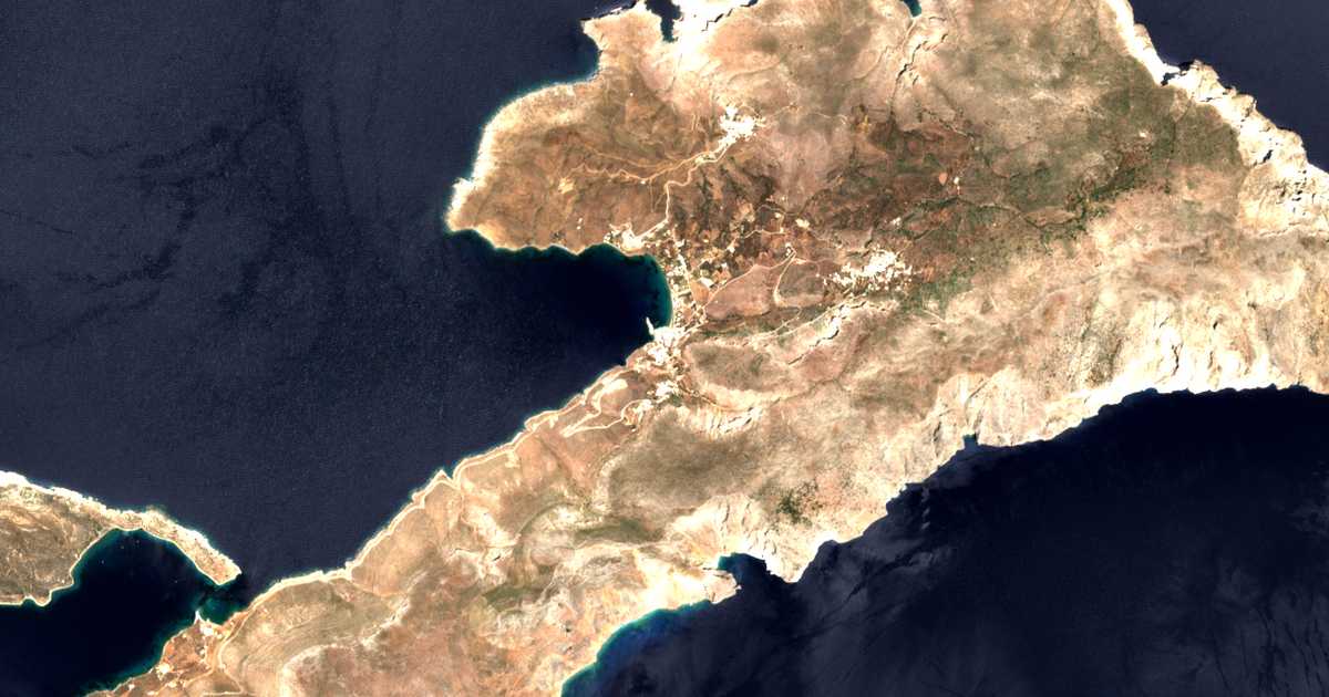 Carte satellite de Órmos Aigiális