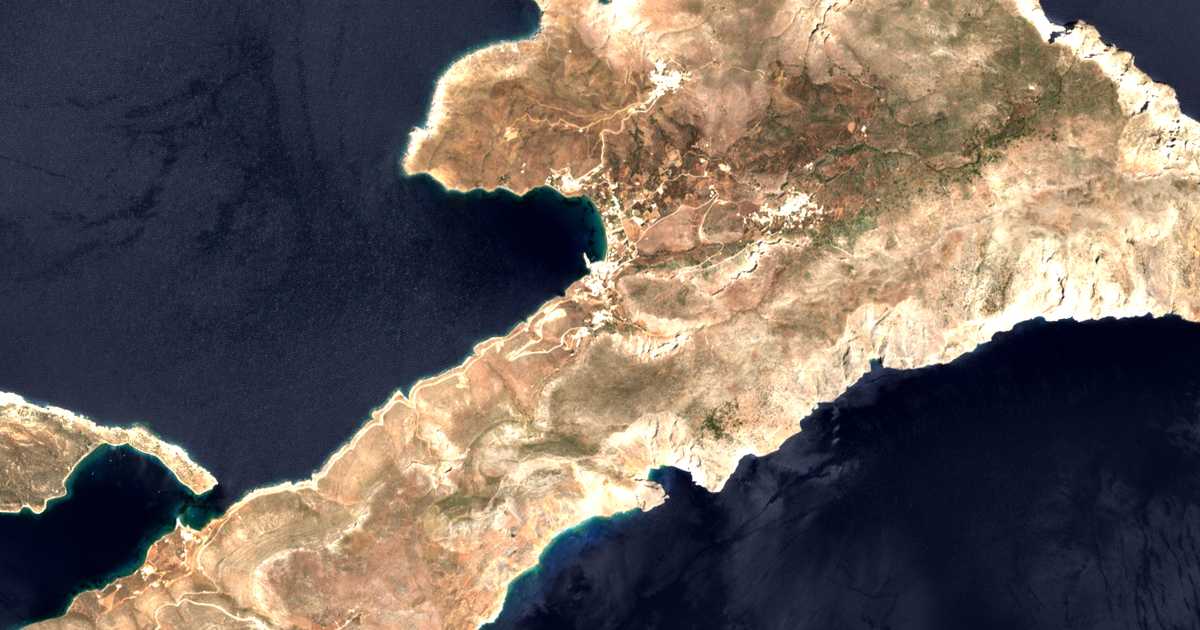 Carte satellite de Potamós