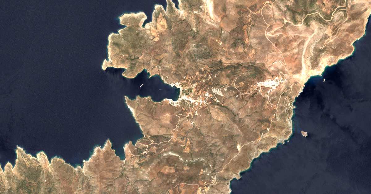 Carte satellite de Rachídion