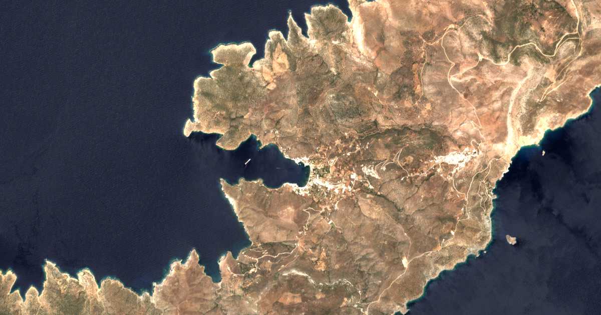 Carte satellite de Xylokeratídion