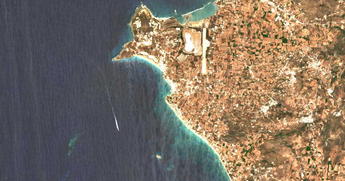 Carte satellite de Agia Anna