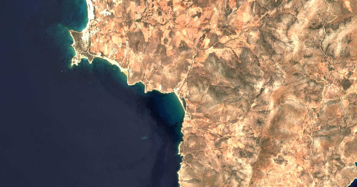 Carte satellite de Agiassós