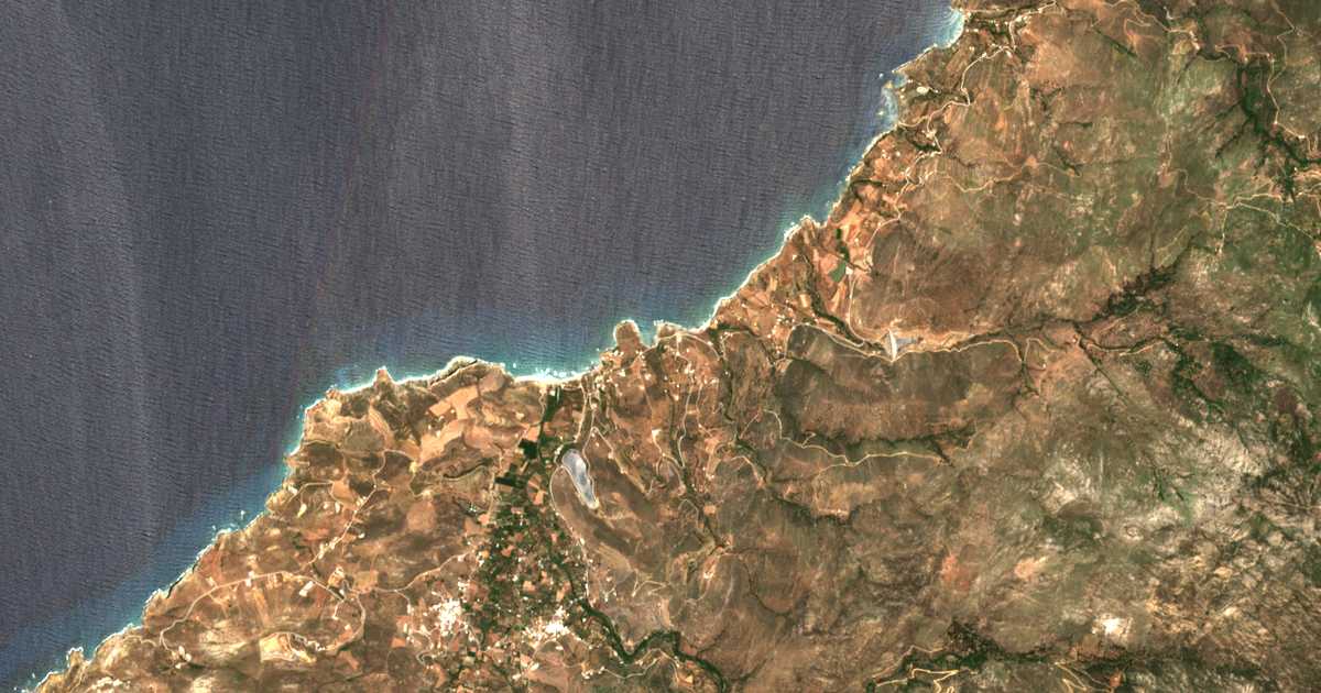 Carte satellite de Akrotíri