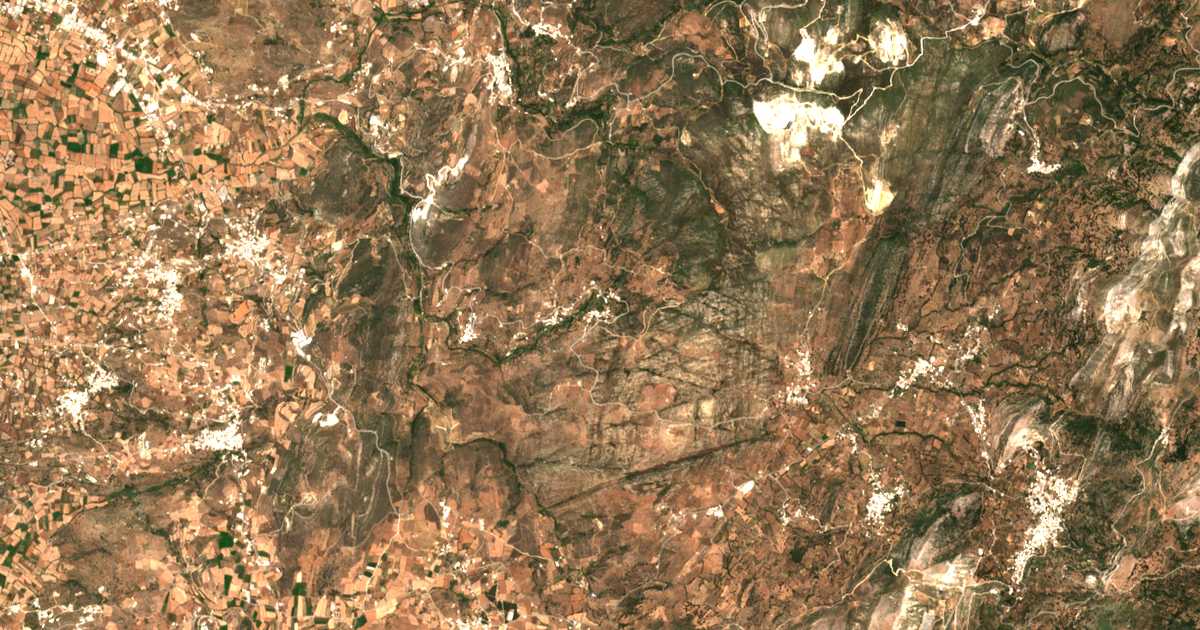 Carte satellite de Áno Potamiá