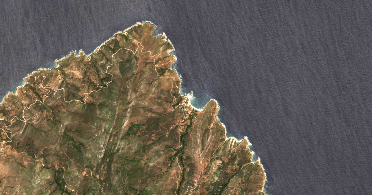 Carte satellite de Apóllonas