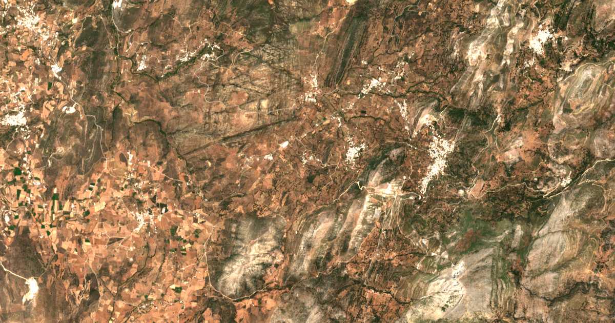 Carte satellite de Damalás