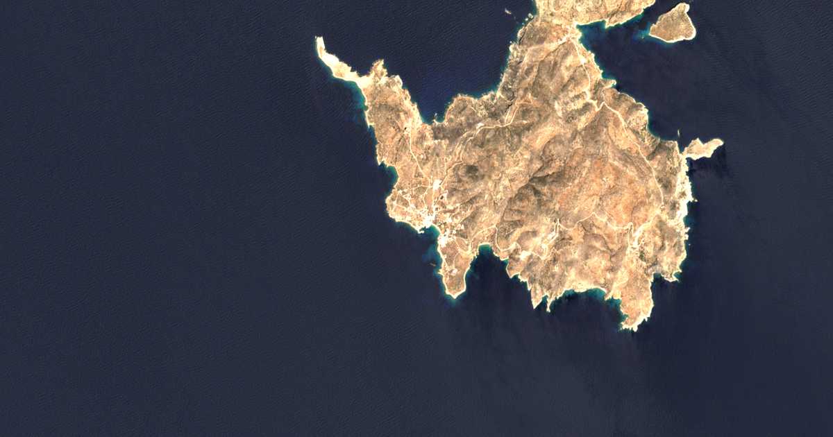 Carte satellite de Donoússa