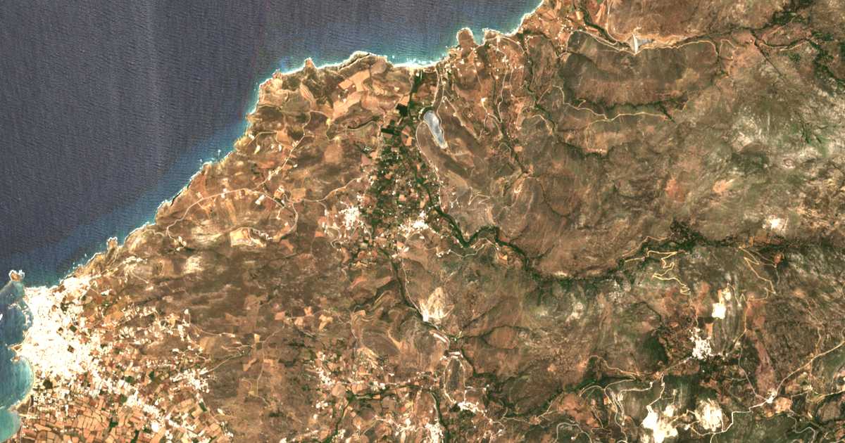 Carte satellite de Engaraí