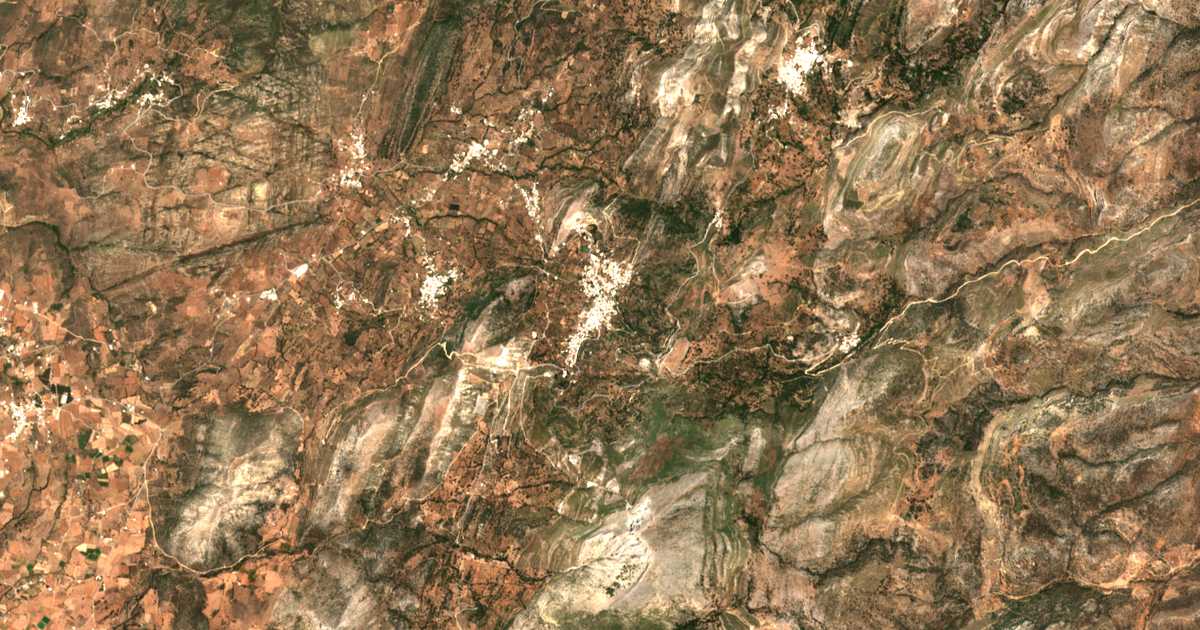 Carte satellite de Filóti