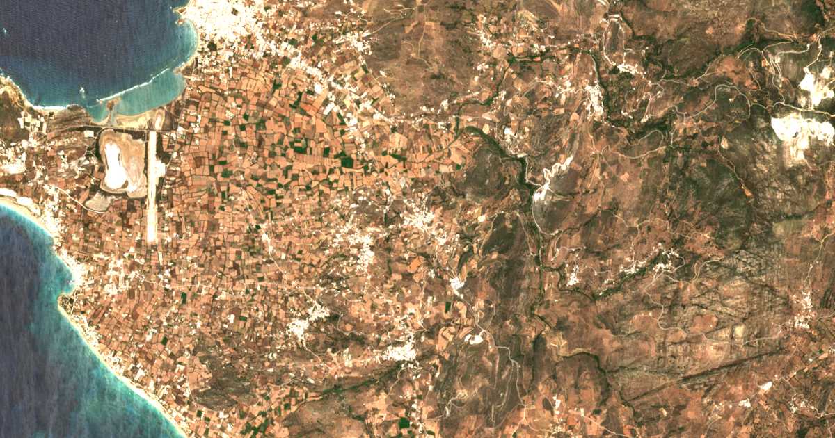 Carte satellite de Galanádon