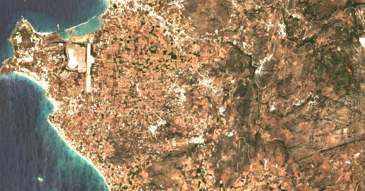 Carte satellite de Glinádon