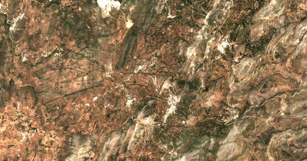 Carte satellite de Keramí