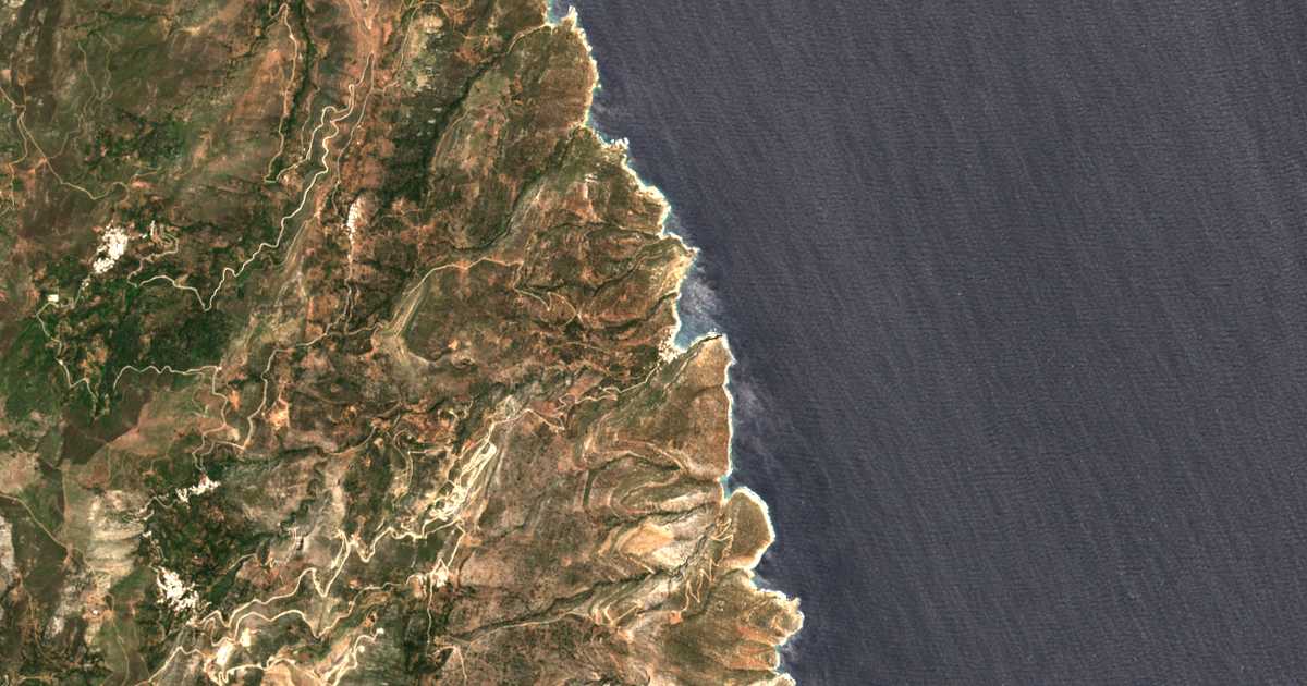 Carte satellite de Liónas