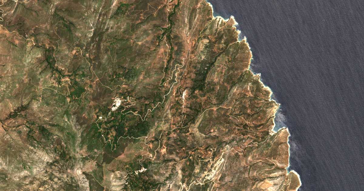 Carte satellite de Mési