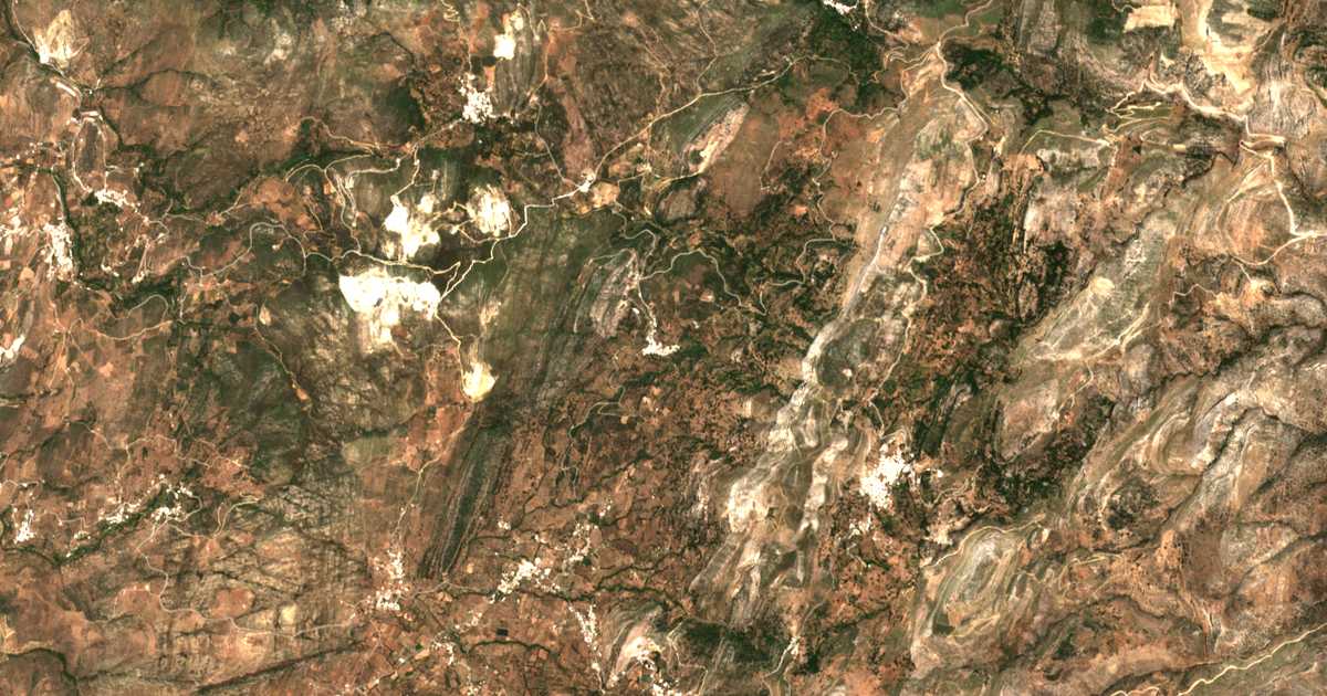 Carte satellite de Moní