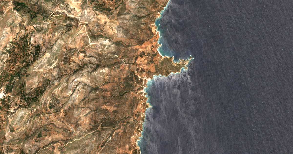 Carte satellite de Moutsoúna
