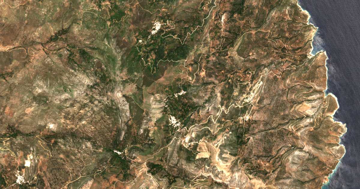 Carte satellite de Skadón