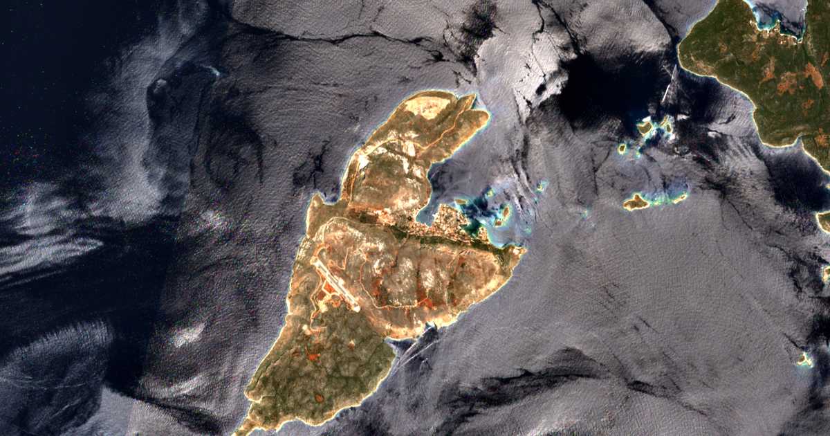 Carte satellite de Kastellórizo