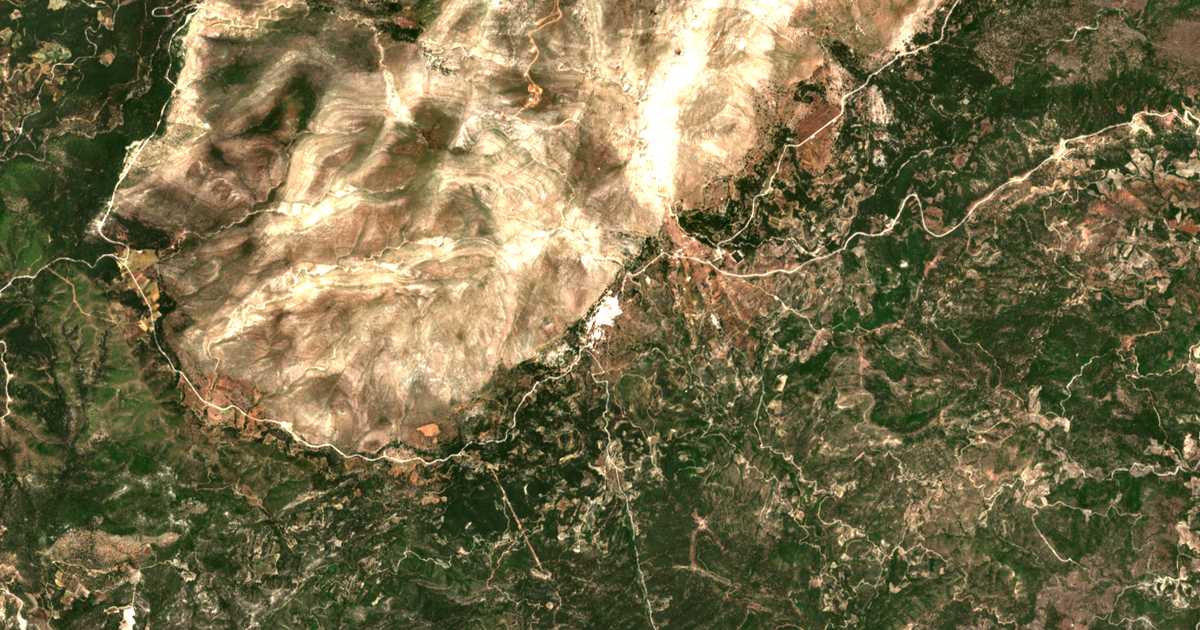 Carte satellite de Ágios Isídoros