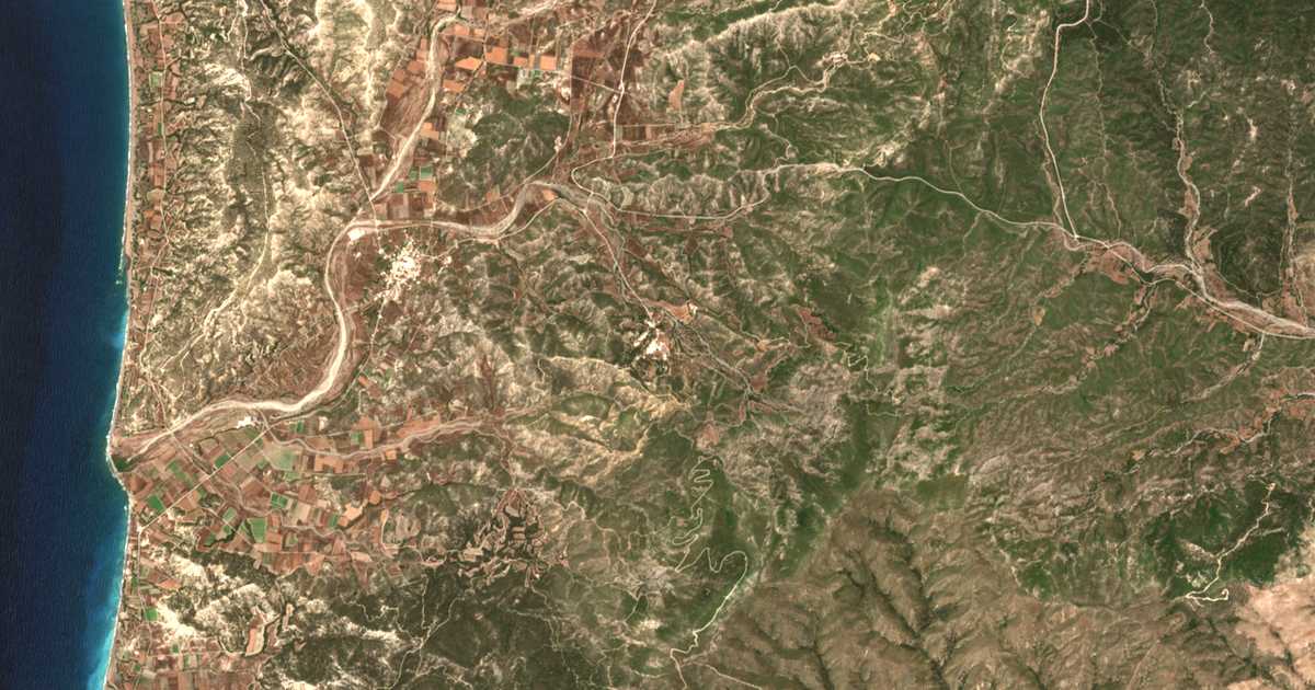 Carte satellite de Arnitha
