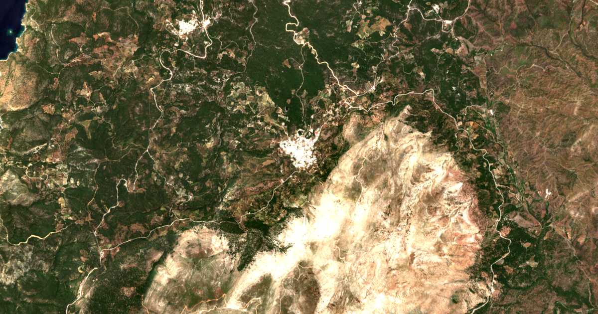 Carte satellite de Emponas