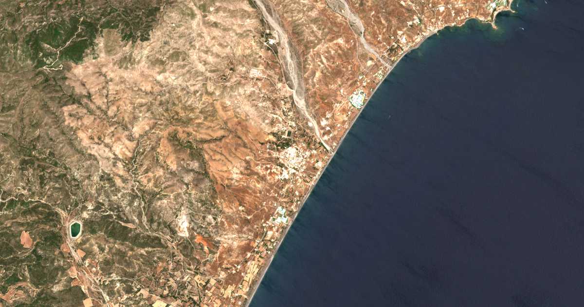 Carte satellite de Gennadi