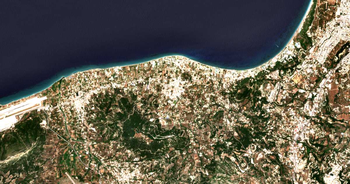 Carte satellite de Ialyssos