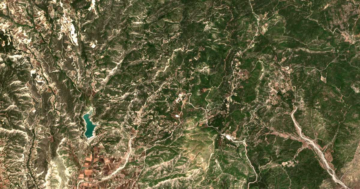 Carte satellite de Ístrios