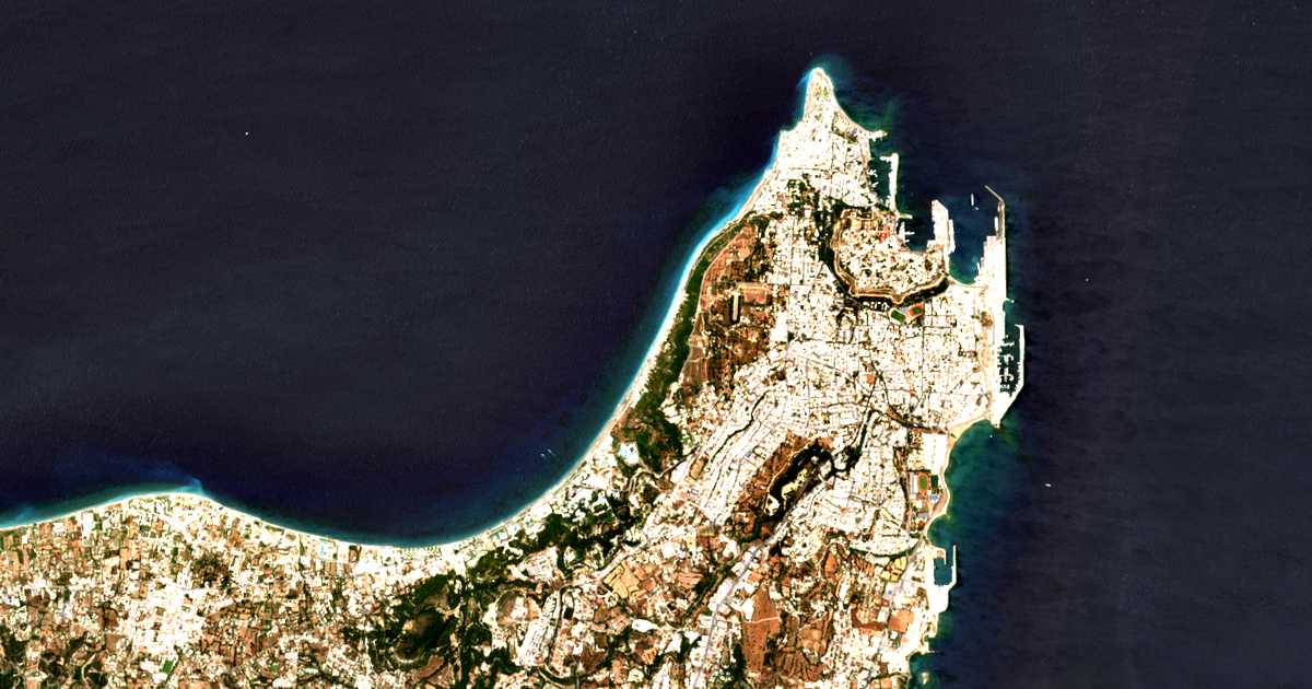 Carte satellite de Kritiká