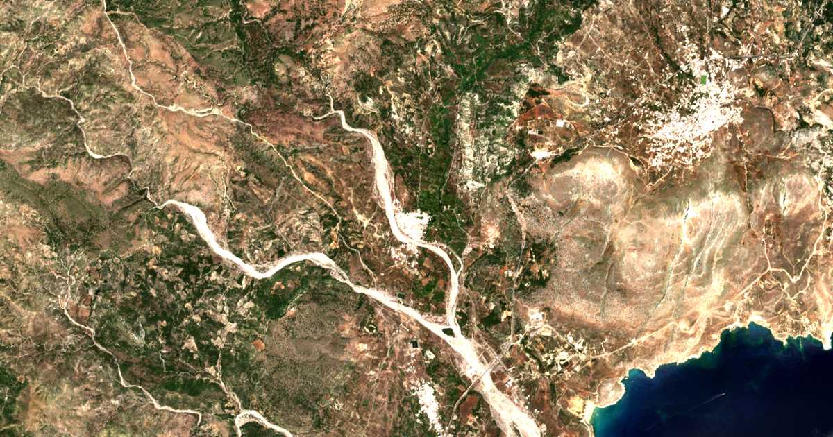 Carte satellite de Malón