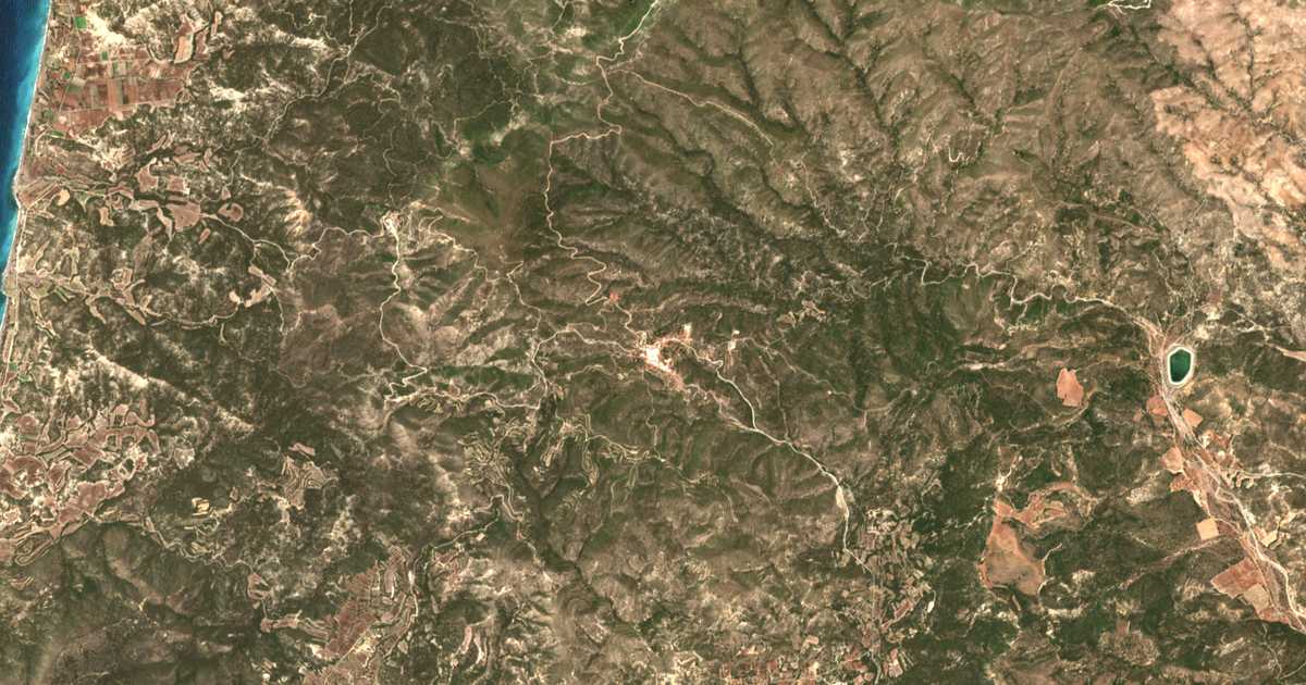 Carte satellite de Mesanagrós