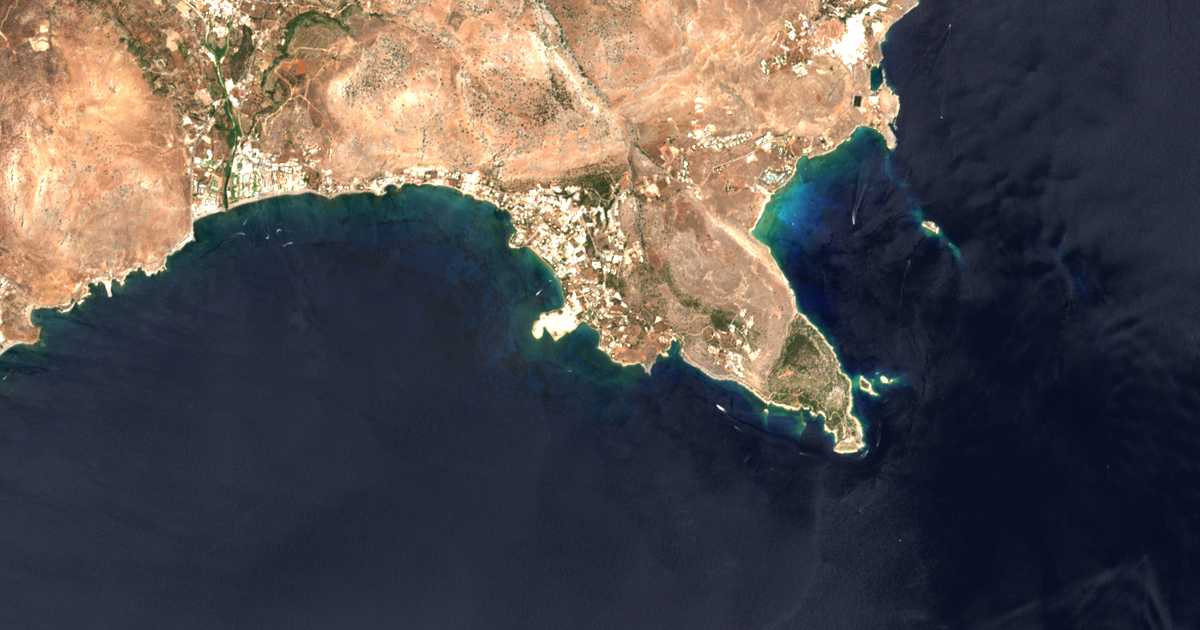 Carte satellite de Péfkoi