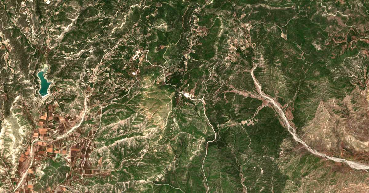 Carte satellite de Profília