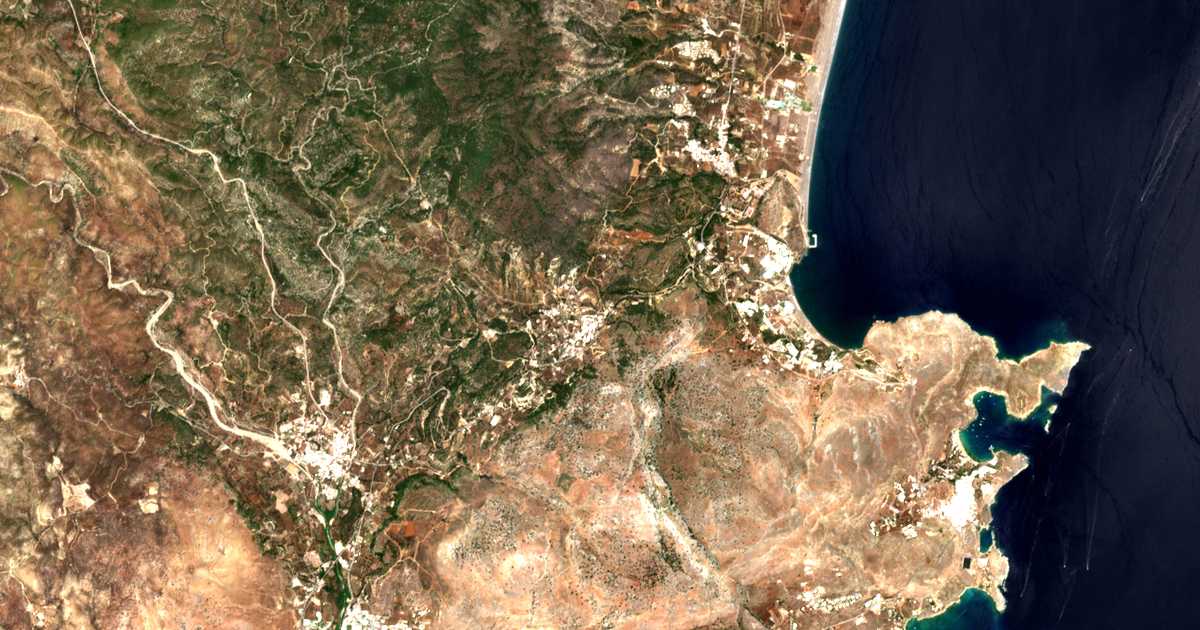 Carte satellite de Pylón